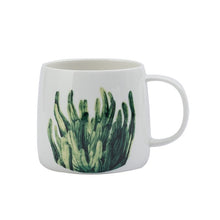 Load image into Gallery viewer, Creative Ceramics Turtle Cactus Fresh Plant Pattern Mug Office Simple Milk Coffee Cup Gift Couple Cup 12.5*8.5*8.7CM Newest