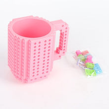 Load image into Gallery viewer, 350ml DIY Block Milk Mug Coffee Cup Creative Build-on Brick Puzzle Mug Drinking Water Holder for LEGO Building Block Drinkware