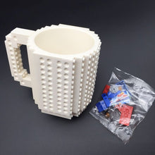 Load image into Gallery viewer, 350ml DIY Block Milk Mug Coffee Cup Creative Build-on Brick Puzzle Mug Drinking Water Holder for LEGO Building Block Drinkware