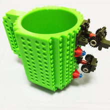 Load image into Gallery viewer, 350ml DIY Block Milk Mug Coffee Cup Creative Build-on Brick Puzzle Mug Drinking Water Holder for LEGO Building Block Drinkware