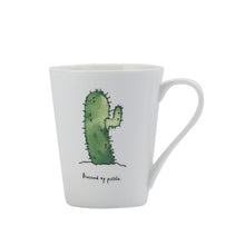 Load image into Gallery viewer, Creative Ceramics Turtle Cactus Fresh Plant Pattern Mug Office Simple Milk Coffee Cup Gift Couple Cup 12.5*8.5*8.7CM Newest
