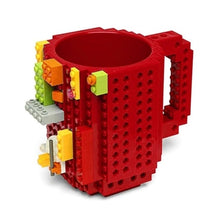 Load image into Gallery viewer, 350ml DIY Block Milk Mug Coffee Cup Creative Build-on Brick Puzzle Mug Drinking Water Holder for LEGO Building Block Drinkware
