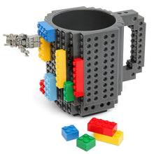 Load image into Gallery viewer, 350ml DIY Block Milk Mug Coffee Cup Creative Build-on Brick Puzzle Mug Drinking Water Holder for LEGO Building Block Drinkware
