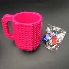 Load image into Gallery viewer, 350ml DIY Block Milk Mug Coffee Cup Creative Build-on Brick Puzzle Mug Drinking Water Holder for LEGO Building Block Drinkware
